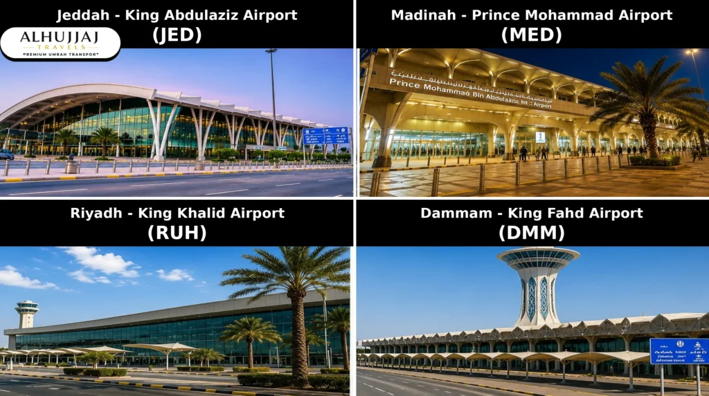 Airport Coverage Across Saudi Arabia