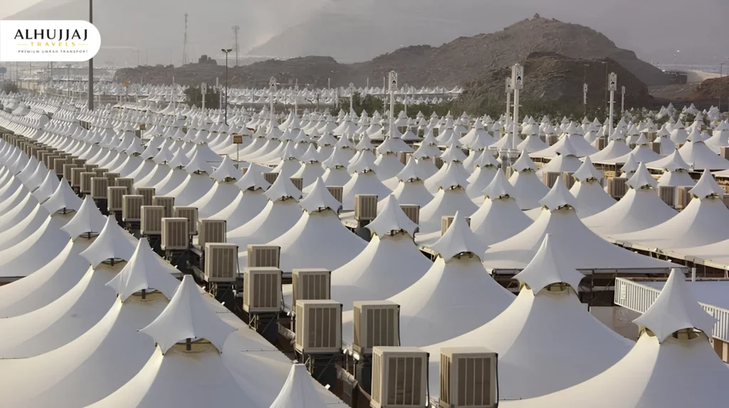 Mina, the City of Tents near Makkah, a sacred site where pilgrims perform key Hajj rituals