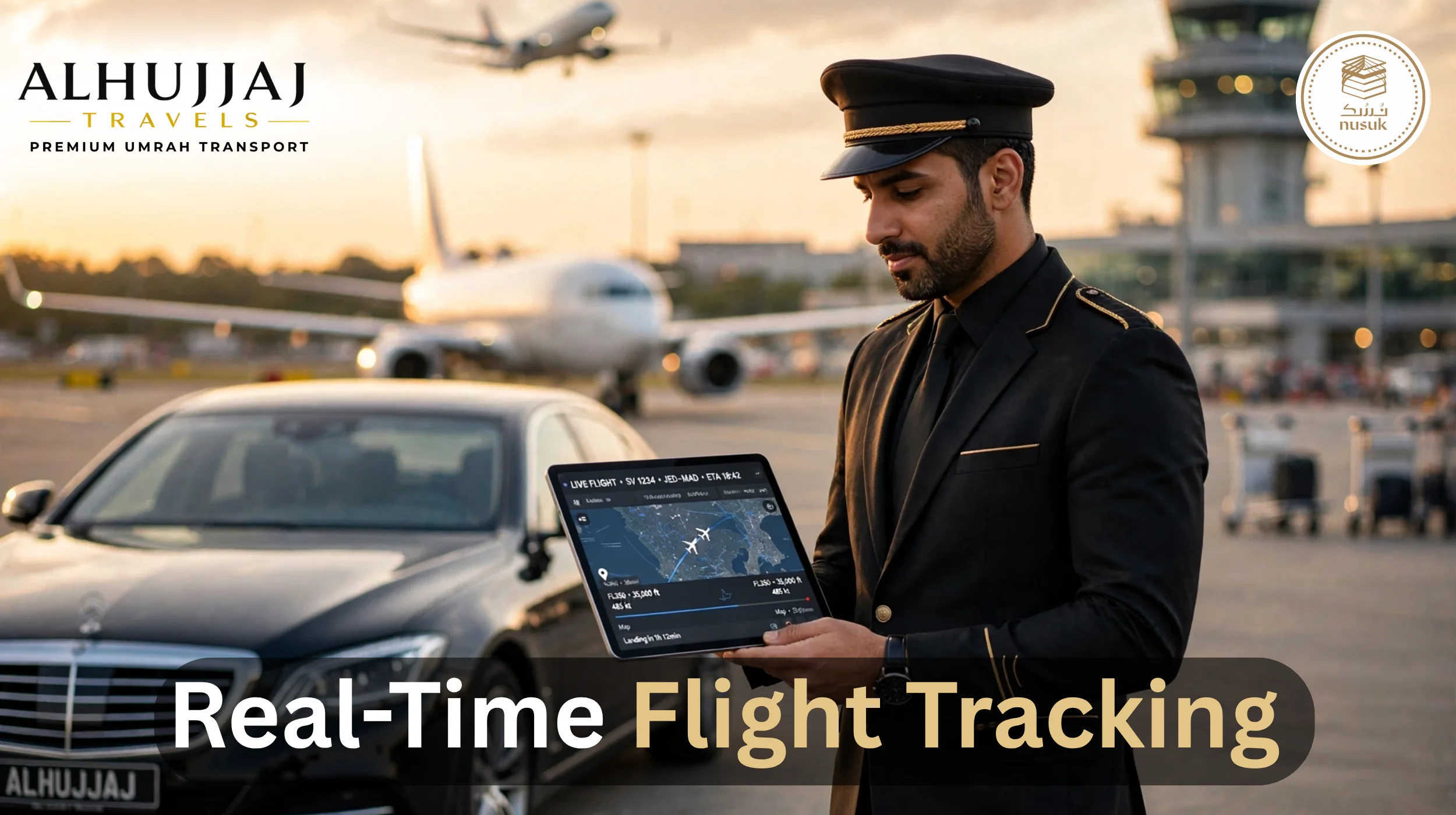 How AlHujjaj Travels Tracks Your Flight in Real-Time So Your Taxi’s Never Late.